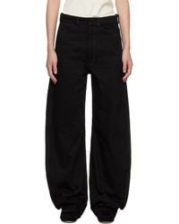 Lemaire - High Waisted Curved Jeans - Lyst