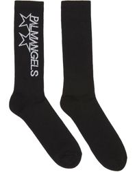 Palm Angels Racing Stars Socks - Black