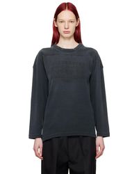 Maison Margiela - Embroidered Sweatshirt - Lyst