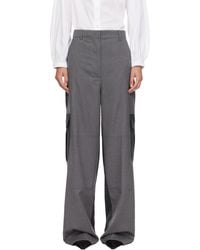 Stella McCartney - Paneled Slouchy Cargo Pants - Lyst