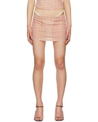 Miaou - Fig Short Skirt - Lyst