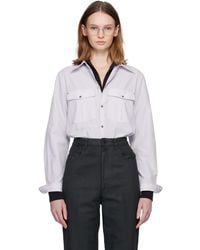Lemaire - Chest-Pocket Fitted Shirt - Lyst