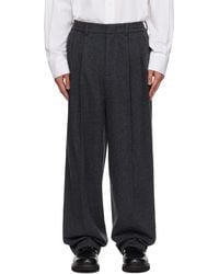 LE17SEPTEMBRE - Two Tuck Wool Trousers - Lyst