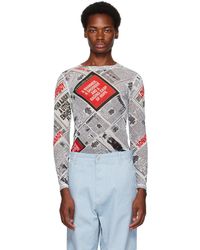 Charles Jeffrey - Off- Graphic Long Sleeve T-shirt - Lyst