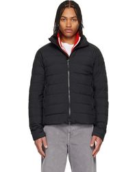 Canada Goose - Blouson Noir En Enduraluxe Rembourré En Duvet - Lyst