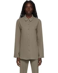 Paris Georgia Basics - Taupe Staple Shirt - Lyst
