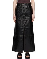 Stand Studio - Francie Faux-leather Maxi Skirt - Lyst