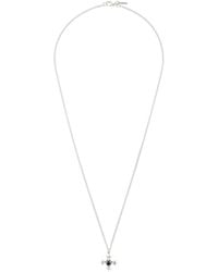 Emanuele Bicocchi - Crest & Crystal Necklace - Lyst