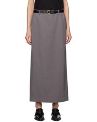 LE17SEPTEMBRE - Belted Maxi Skirt - Lyst