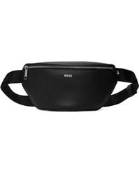 BOSS - Saffiano Leather Belt Bag - Lyst