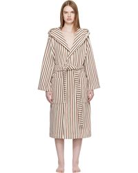 Tekla - Off & Terry Hooded Bathrobe - Lyst