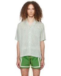 Rhude - オフホワイト＆グリーン Cravat シャツ - Lyst