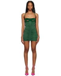 Mugler - Green Party Dress - Lyst