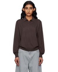 6397 - Long Sleeve Polo - Lyst
