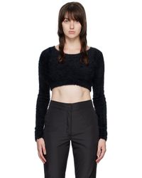 Ambush - Pull noir à poils longs - Lyst