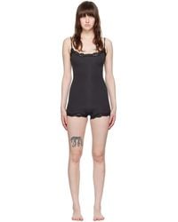 Skims - Fits Everybody Lace Onesie Jumpsuit - Lyst