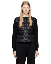Moncler - Black Padded Down Jacket - Lyst