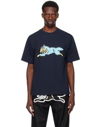 ICECREAM - T-shirt bleu marine à chien emblématique - Lyst