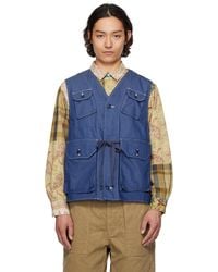 Engineered Garments - C-1 Denim Vest - Lyst