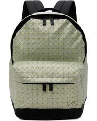 Bao Bao Issey Miyake - Green & Silver Daypack Reflector Backpack - Lyst