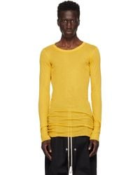 Rick Owens - Porterville Rib Long Sleeve T-Shirt - Lyst