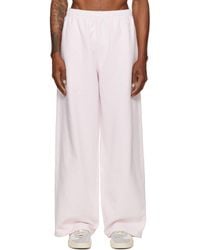 Alexander Wang - Logo Print Oversized Sweatpants - Lyst