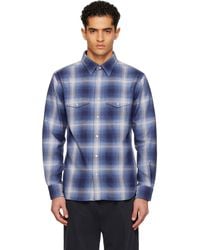 Tom Ford - Grand Degrade Check Western Shirt - Lyst