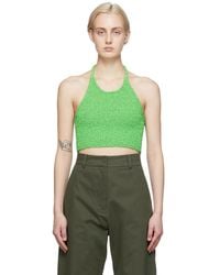 ARCH THE - Halter Neck Tank Top - Lyst