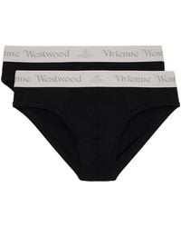 Vivienne Westwood - Two-pack Black Briefs - Lyst