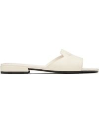 Jimmy Choo - Off- Dina Flat Sandals - Lyst