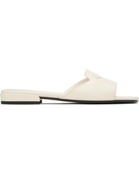 Jimmy Choo - Sandales Dina Blanc Cassé - Lyst