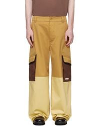 Marni - Tan Water-Repellent Colour-Block Cargo Pants - Lyst