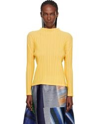 Pleats Please Issey Miyake - Rib Pleats January Top - Lyst