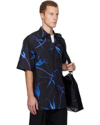 メンズ Dries Van Noten クロップド ダッフルコート ブラック | Lyst