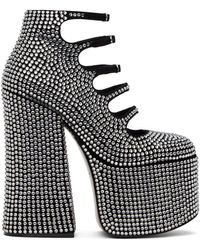 Marc Jacobs - Chaussures à talon bottier kiki noires à pierres du rhin - Lyst