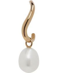C.Chesnais - Wave Perle Single Left Earring - Lyst