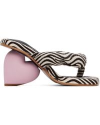 Yume Yume - Ssense Exclusive & Love Mule Heeled Sandals - Lyst
