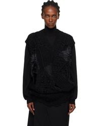 Junya Watanabe - Patchwork V-Neck Sweater Vest - Lyst