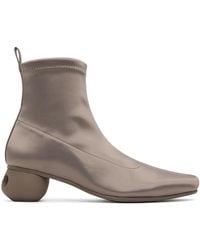 Issey Miyake - Bottes carve taupe édition united nude - Lyst