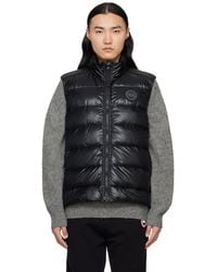 Canada Goose - Veste Crofton Noire Rembourrée En Duvet - Lyst