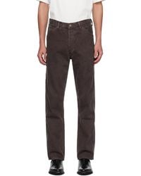 RE/DONE - Brown Modern Painter Trousers - Lyst