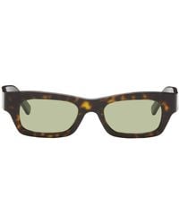 Marni - Tortoiseshell Rectangular Sunglasses - Lyst