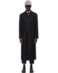 Thom Browne - Navy Button Back Coat - Lyst