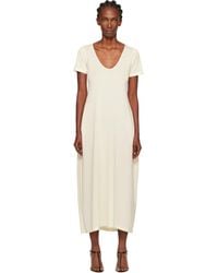 GIA STUDIOS - Off- Raphine Midi Dress - Lyst