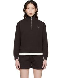Maison Kitsuné - Baby Fox Half Zip Sweatshirt - Lyst