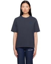Maison Kitsuné - Navy Bold Fox Head T-shirt - Lyst