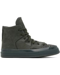 Converse - Khaki Chuck 70 Marquis Leather High Top Sneakers - Lyst