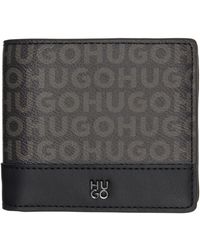 HUGO - Stacked-Logo Wallet - Lyst