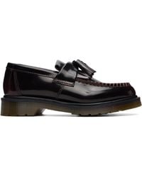 Dr. Martens - Burgundy Adrian Arcadia Leather Tassel Loafers - Lyst