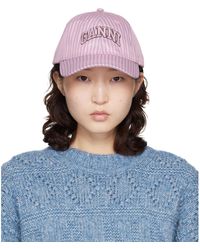 Ganni - Printed Nylon Cap - Lyst